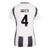 Juventus Federico Gatti #4 Hjemmedrakt Kvinner 2024-25 Kortermet